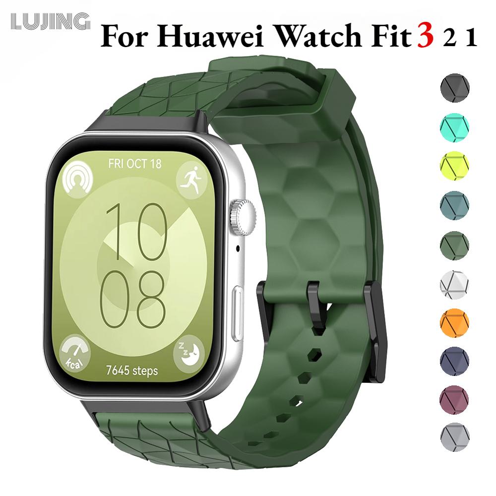 Силиконовый ремешок для Huawei Watch Fit 3 Watch Bracelet Sport Wristband Correa для Huawei Watch Fit 2 1 Accessories Replacement Band