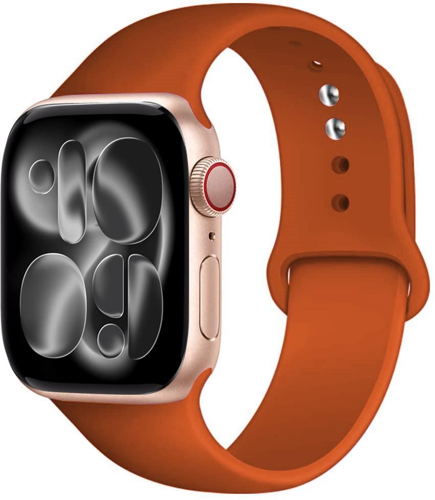 Силиконовый ремешок Для Apple Watch 11 band 44mm 40mm 49mm 45mm 41mm 38 46mm 42mm correa bracelet iWatch series 9 8 7 6 SE ultra 2 3