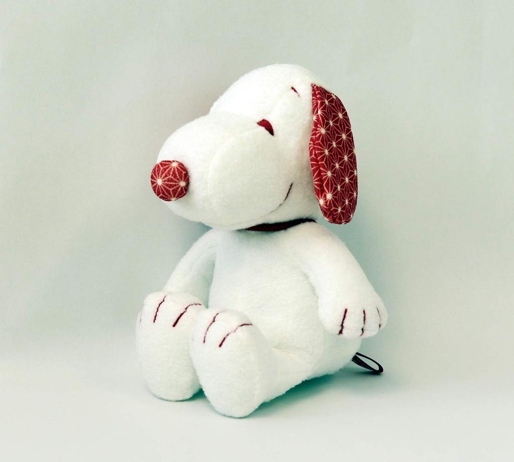 Yoshitoku Snoopy Традиционный узор Лист конопли Плюшевая игрушка 182025