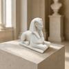 3D-печатная статуя египетского Сфинкса, Белая статуэтка льва для стола, Декор для дома в египетском стиле для полки, Мифический подарок для любителей истории
