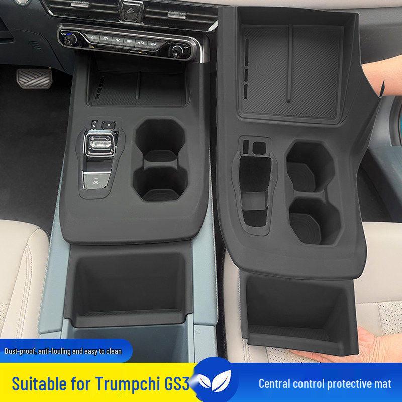 Trumpchi GS3 Console Silicone Pad & Shifter Panel Wireless Charging Film.