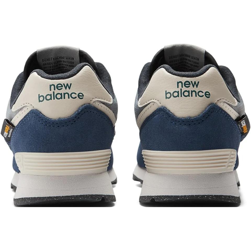 New Balance Nb 574 Leather Soft Comfortable Low Top Casual Shoes Kids Sneakers Blue PV574SOA