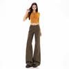 16ss | 1116 spring and summer denim slim trousers show white new American retro mopping slightly versatile drape