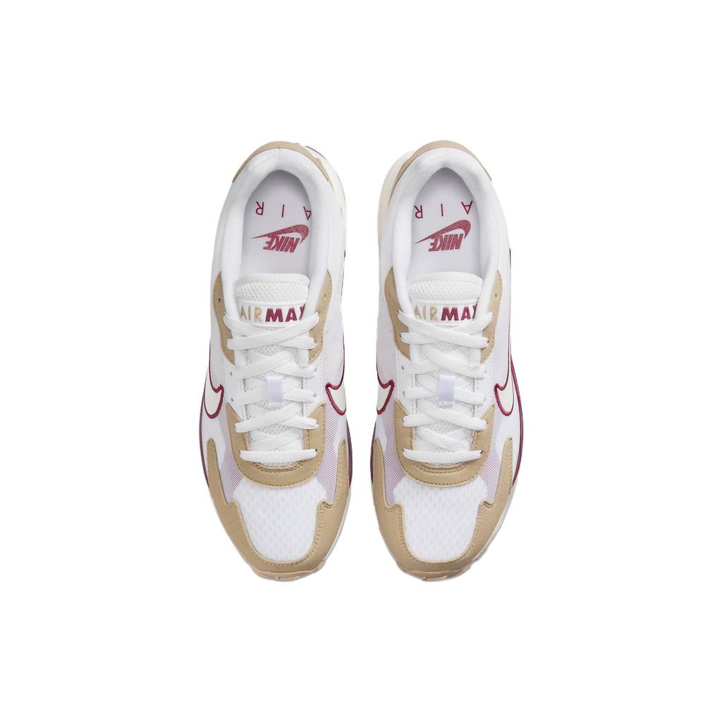 Nike Air Max Solo Mesh Synthetic Leather Comfortable Versatile Durable Breathable Low-Top Casual Shoes Men Sneakers White Red DX3666-101