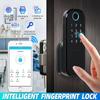 Fingerprint Door Lock Waterproof Outdoor Gate Lock App Wifi Password Passcode Rfid Card Keyless Door Waterproof Electronic Lock