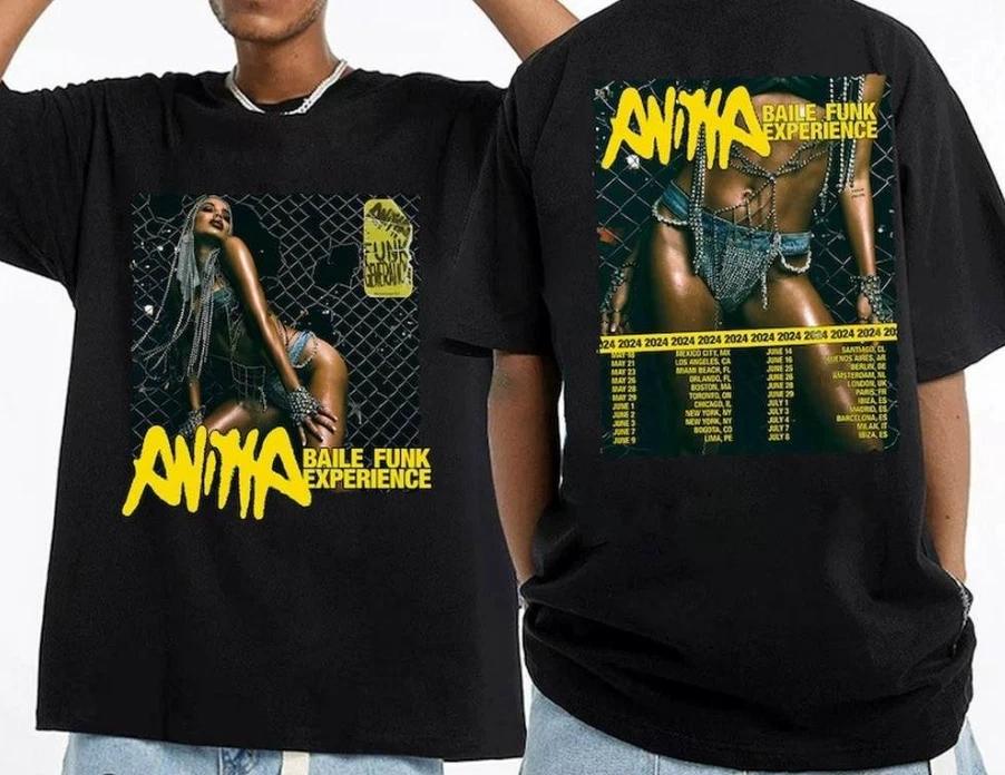Мерч с концерта Анитты 2024, Футболка из тура Anitta Baile Funk Experience 2024,