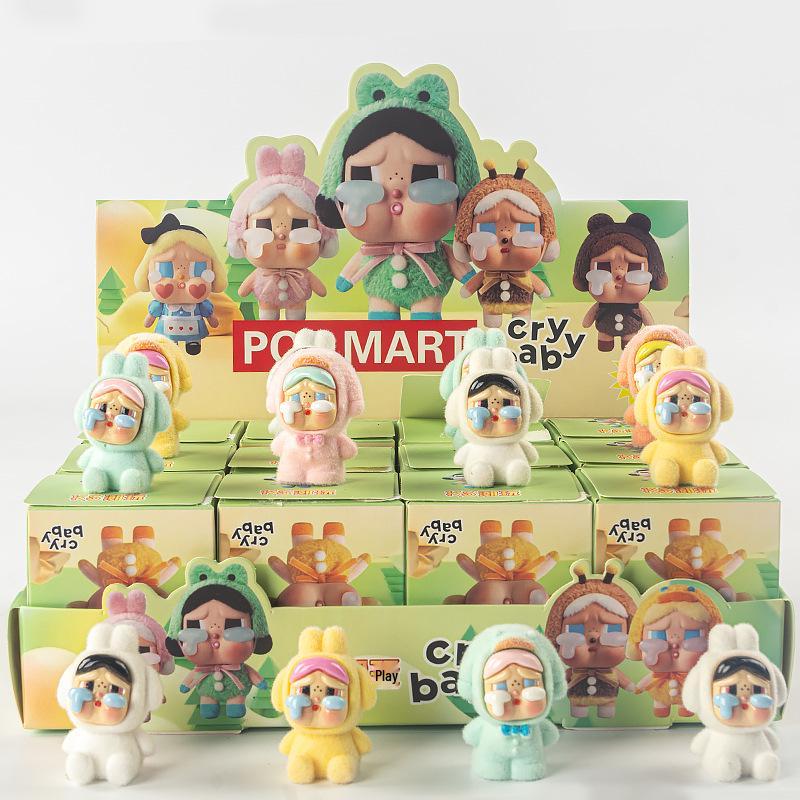 Популярная рождественская кукла Abubu от Pop Mart, елочное украшение, игрушка-сюрприз
