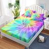 Матрас Три предмета Мультяшная Панда Градиентное изменение Покрывало Наволочка Защитный чехол для матраса