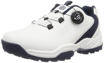 Кроссовки для гольфа Dial Shoes Golf Spikeless Sports Shoes Trekking Shoes Climbing Shoes cm [Forsense] Men's WHITE/NAY 27.0