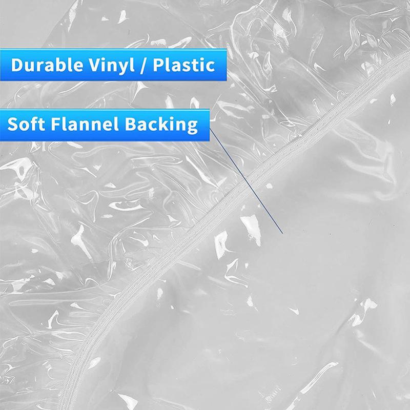 Виниловая круглая скатерть, прозрачный мягкий стеклянный настольный коврик, водостойкая противоожоговая безмасляная тарелка, скатерть для гостиной и кухни