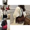 Vintage Leather Tote Bag With Topstitched Design For Business And Daily Use