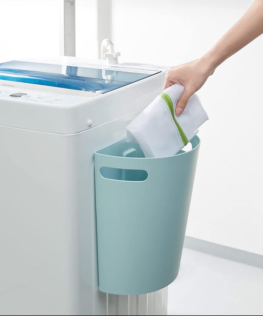 Iseto Wisteria Trash with Two Magnetic Made In Can, White, 9L, Wall-Mounted, Sheets, Japan, I-525