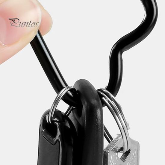 20 шт. карабин в форме сердца, прочный алюминиевый брелок, зажим, пружинный крючок, пряжка для рюкзака, бутылка для воды, аксессуары для кемпинга на открытом воздухе