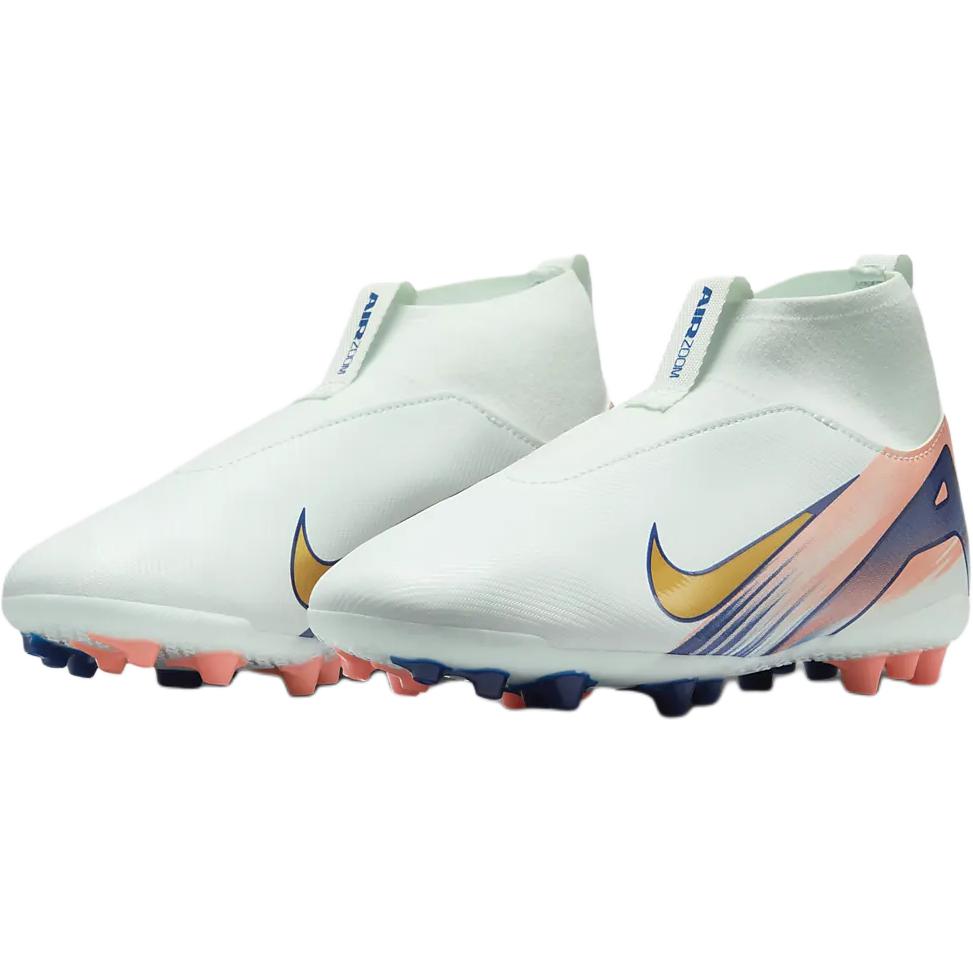 Nike Амортизирующие кроссовки для футбола с высоким голенищем для детей Бело-красные детские кроссовки FZ1606-300