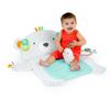Bright Starts Tummy Time Prop Play Месяцы белого медведя и Лежание на животе Сидя Обучение кончиков пальцев Игра с руками 10841 и [0 вверх]