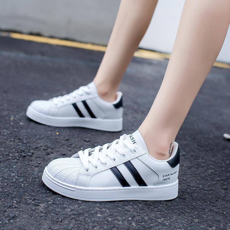 2022 Весна Женские Кроссовки Повседневные Спортивные Белые Туфли Плоские Кроссовки Для Прогулок Вулканизированные Туфли
