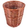 Rattan Garbage Bin Waste Basket Trash Can Bins Woven Storage Tall Fruit Seaweed