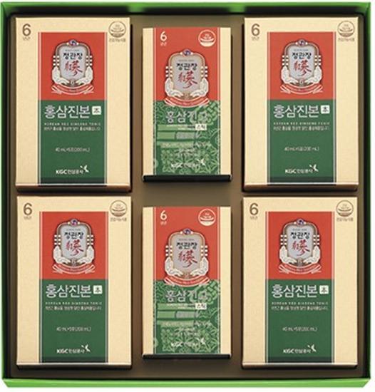 Чхон Кван Чан Даборок Чин Симпён Счастье (5 пакетиков Red Ginseng Jinbon*4, 10 пакетиков Red Ginseng Jingo*2) (40-дневный запас)