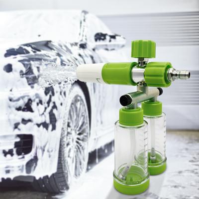 100 мл Пеногенератор для автомойки с двойным баком и быстроразъемным соединением 1/4 дюйма, Пенопистолет для автомойки, Съемный инструмент для домашней уборки