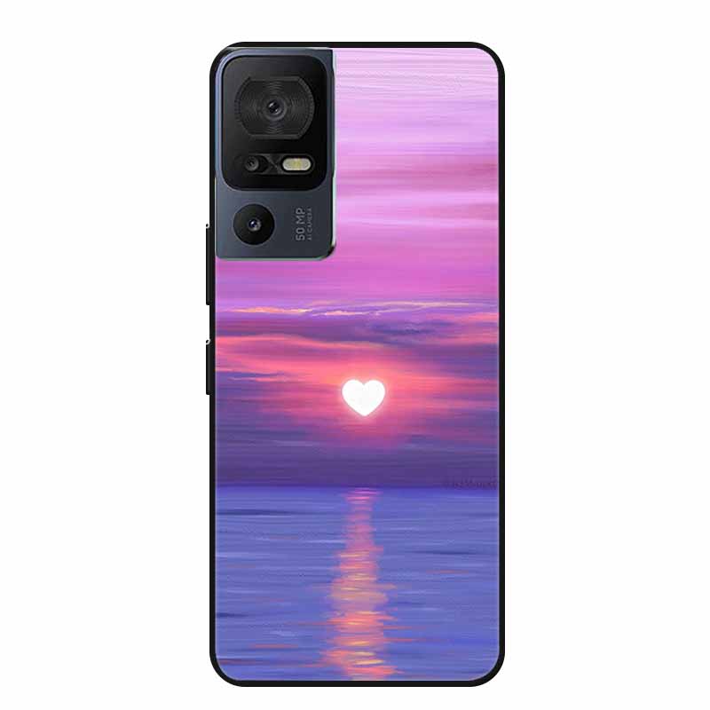 Чехол для телефона TCL 40 SE 40SE Coque Черный Силиконовый Мягкий Задний Чехол-Крышка Для TCL 40 SE Чехол Funda Для TCL40SE Capa 6.75" Оболочка