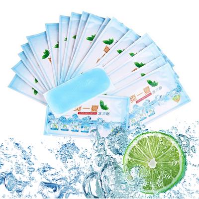 Пластыри для снятия усталости, холодные охлаждающие подушечки для лба, гелевые наклейки в листах