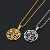 Hollow Chinese Style Necklace Alloy Dragon Signet Pendant New Auspicious Dragon Pendant Men