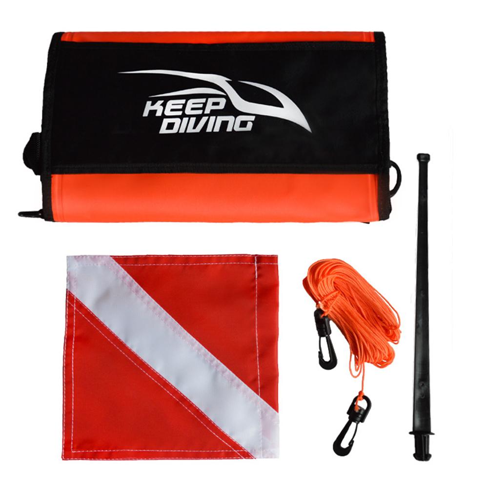 Надувной спасательный поплавок для подводного плавания с поверхностным маркером, сигнальный поплавок с флагом для погружения, максимальная грузоподъемность 78 фунтов