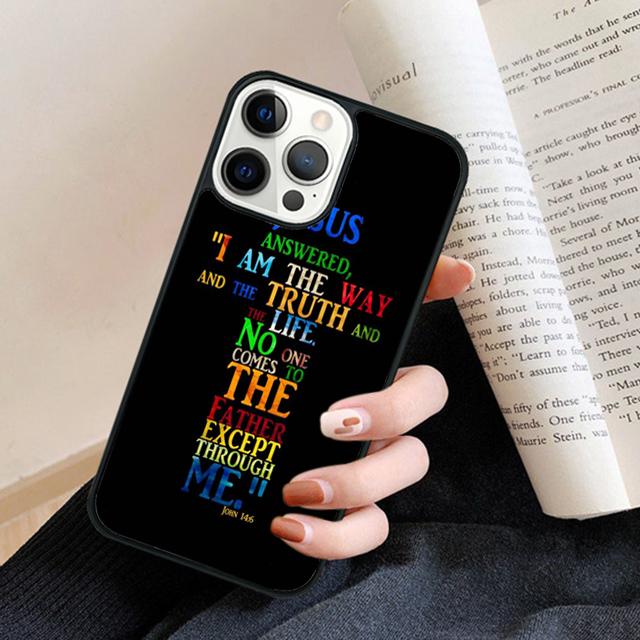 Христианский Иисус Крест Чехол для телефона Задняя крышка для iPhone 17 Air 16 15 14 13 11 12 Pro Max Plus Fundas Coque