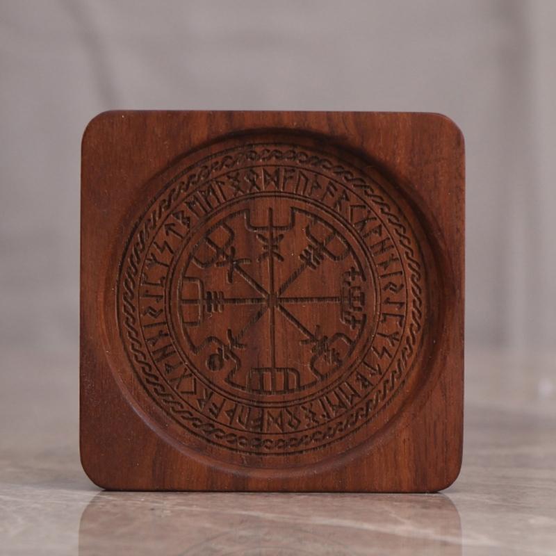 Деревянный подсвечник Уникальные декоративные элементы Алтарная тарелка Подсвечники Подставка для свечей Декор для кофейного столика Настольные центральные элементы