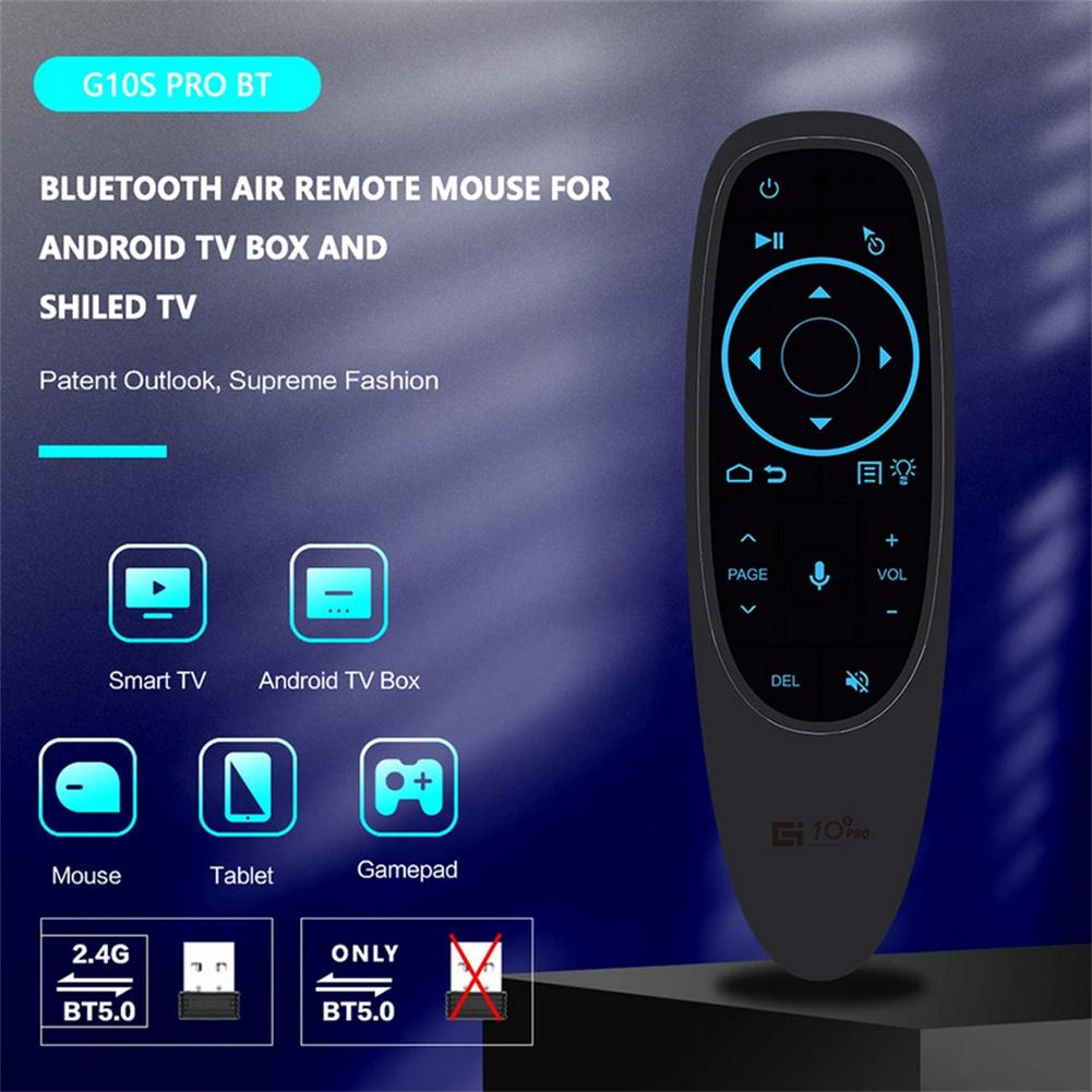 Smart Voice Remote Control Wireless Air Fly Mouse 2.4g G10 G10s Pro Gyroscope Ir Learning Compatible For Android Tv Box