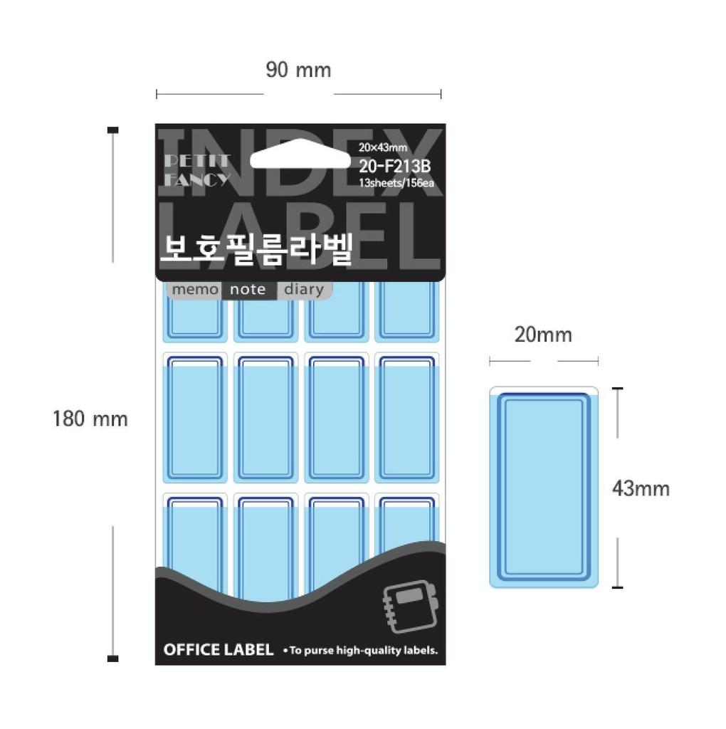 Petit Fancy Защитная пленка Наклейки с индексными этикетками (по 10 шт. каждая) Индексная этикетка / Этикетка категории / Офисная этикетка / Наклейки с метками / Инструменты для маркировки — 42 варианта