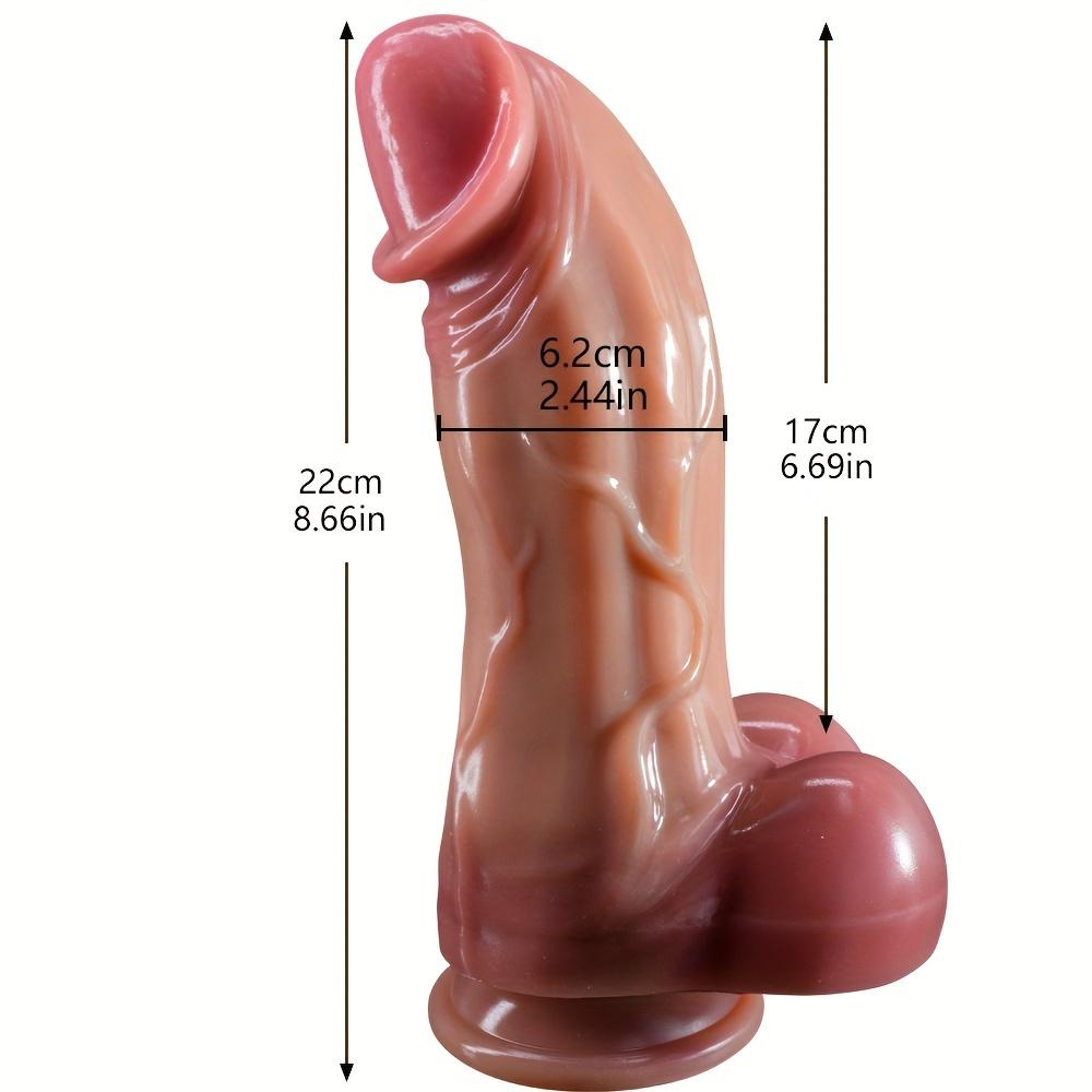 Реалистичное толкающее дилдо, массивное имитация пениса, ручной втягивающий дилдо, артефакт женской мастурбации, массаж простаты для мужчин