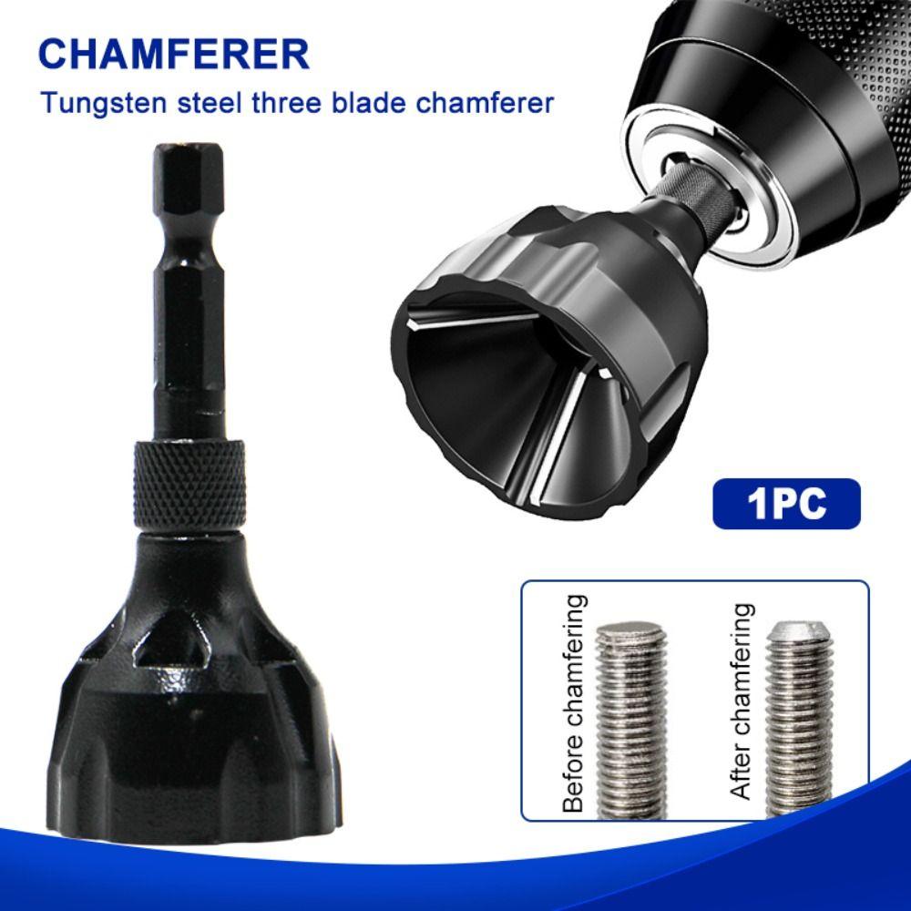 Thread Drill Bit Deburring Circle Deburring External Sturdy Remove Burr  Repair Bolt