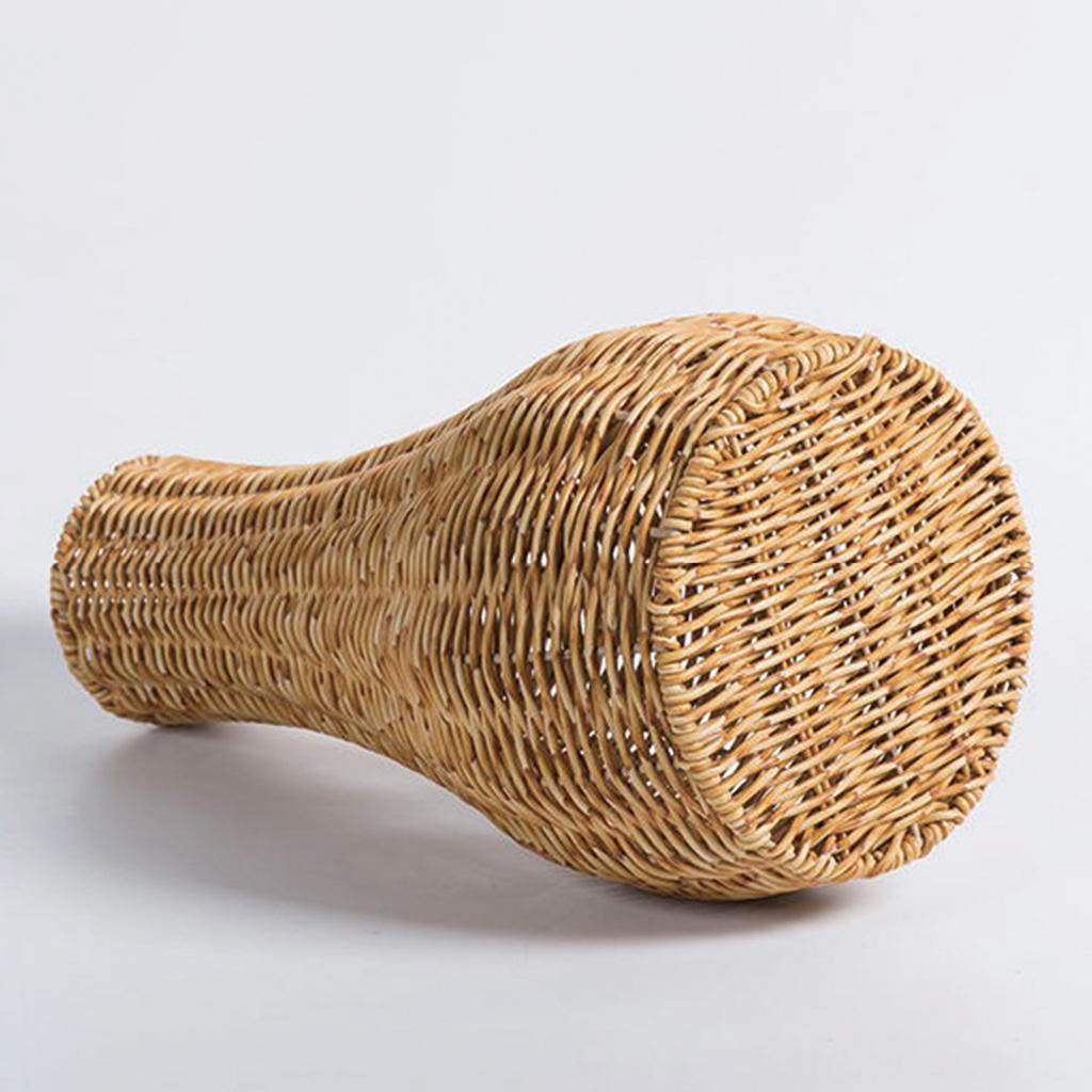 Ваза с имитацией плетения из ротанга, декоративная ваза с естественным видом для гостиной и свадебных композиций