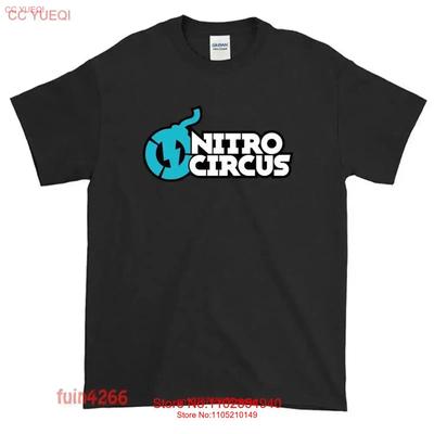 Новая футболка с логотипом Nitro Circus BMX Размер США S XXL винтажная Стирка Повседневная Дышащая модная Слегка унисекс уличная одежда Эластичная