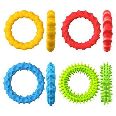 Детские игрушки для взрослых с сенсорной декомпрессией, эластичный силиконовый текстурный браслет