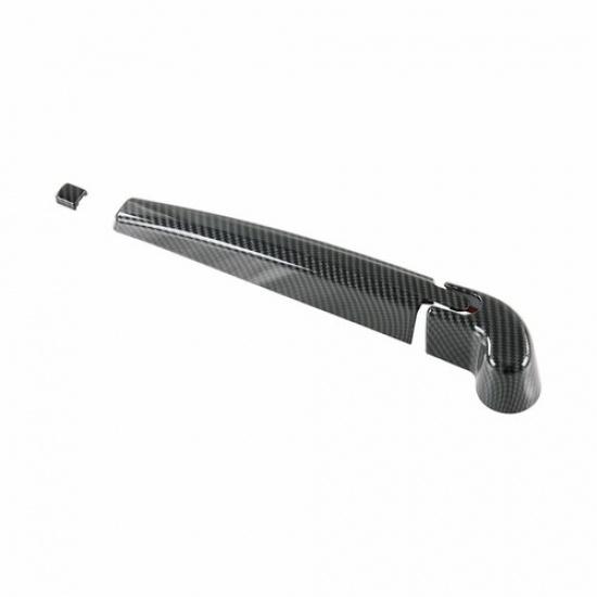 Carbon Fiber Rear Windshield Wiper Cover Protector Trim For BMW X5 G05 2019-2022