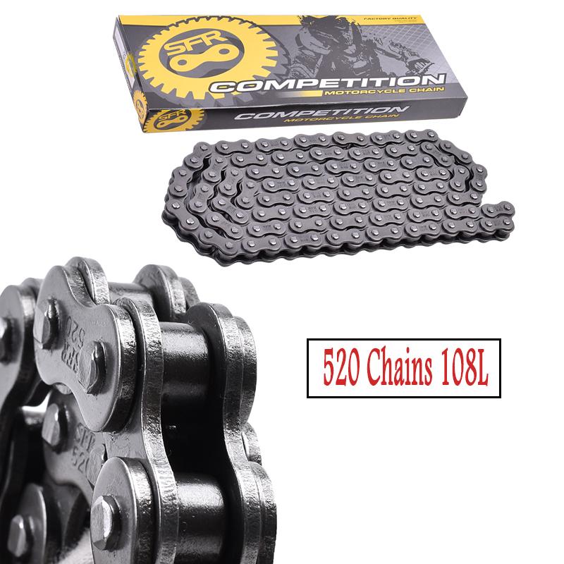 Motorcycle Chain 428 520 Chains 106L 112L 114L 116L 118L 120L 130L for Universal honda yamaha kawasaki suzuki ATV for Dirt Bike