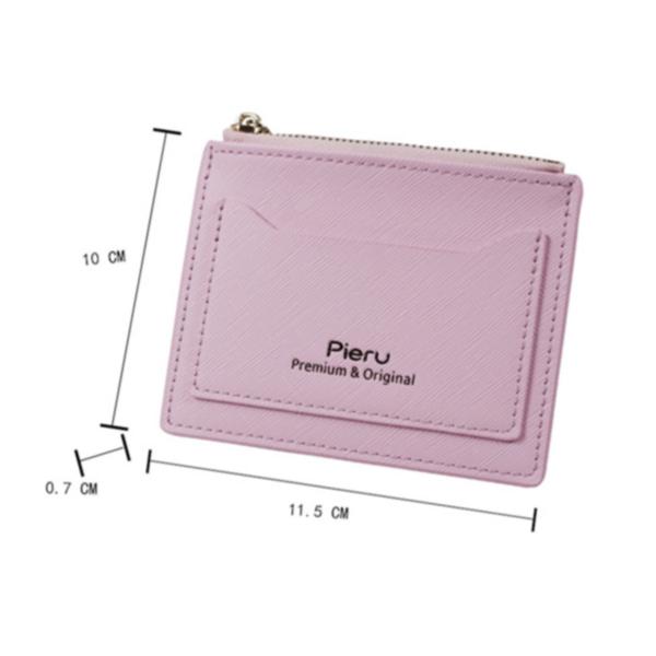 Lon Xinwen Женский кожаный мини-портмоне для карточек