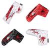 Putter Cover Pin Type Compatible with Scotty Cameron Odyssey Head Cover Magnetic Type Closure Spiders White Black Red (Red)