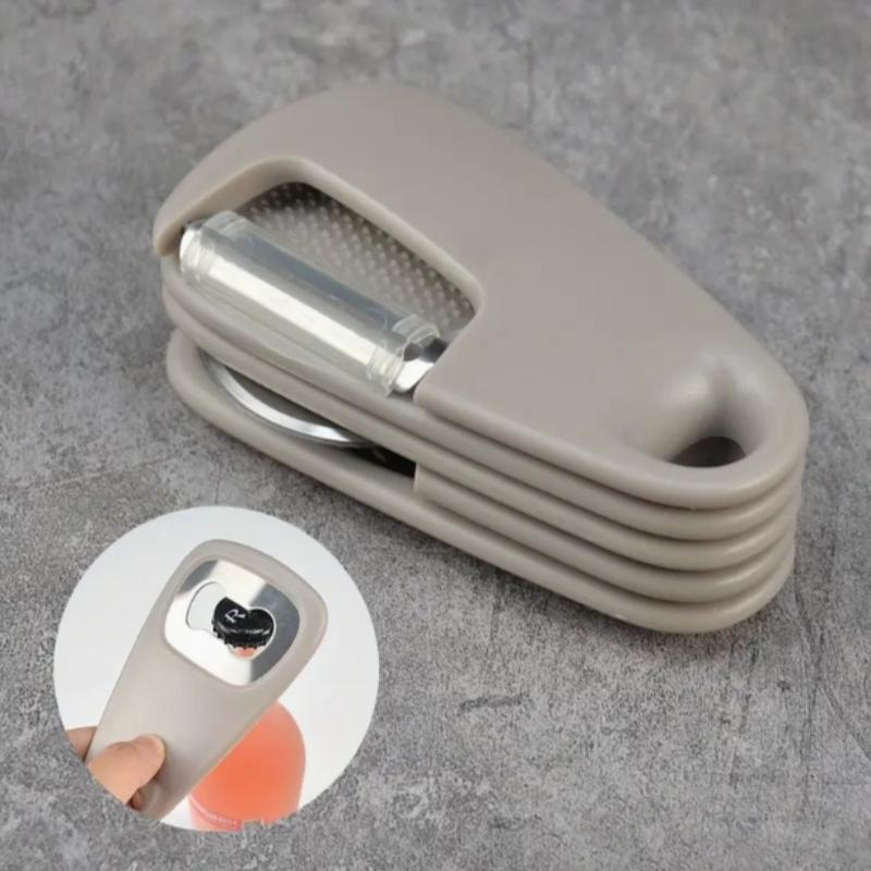 Набор для кемпинга на открытом воздухе, 5 предметов, терка для сыра, открывалка для бутылок, овощечистка, нож для пиццы, измельчитель чеснока и имбиря, приспособление для чистки трав