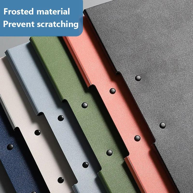 Утолщенная папка для файлов с двойным зажимом и блокнотом для письма, офисные многофункциональные органайзеры из полипропилена, буфер обмена, настольный органайзер