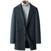 New Autumn and Winter Light Luxury Double-sided Woolen Coat Men's Mid-length Woolen Coat Windbreaker Jacket