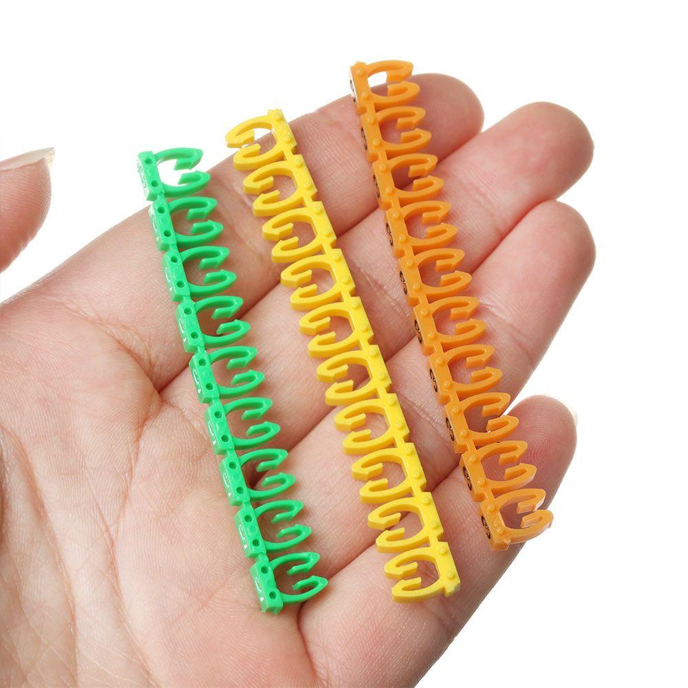 C-Type Network Marker Tool Waterproof Tag Box Cable Labels Fiber Organizers Identification Sign