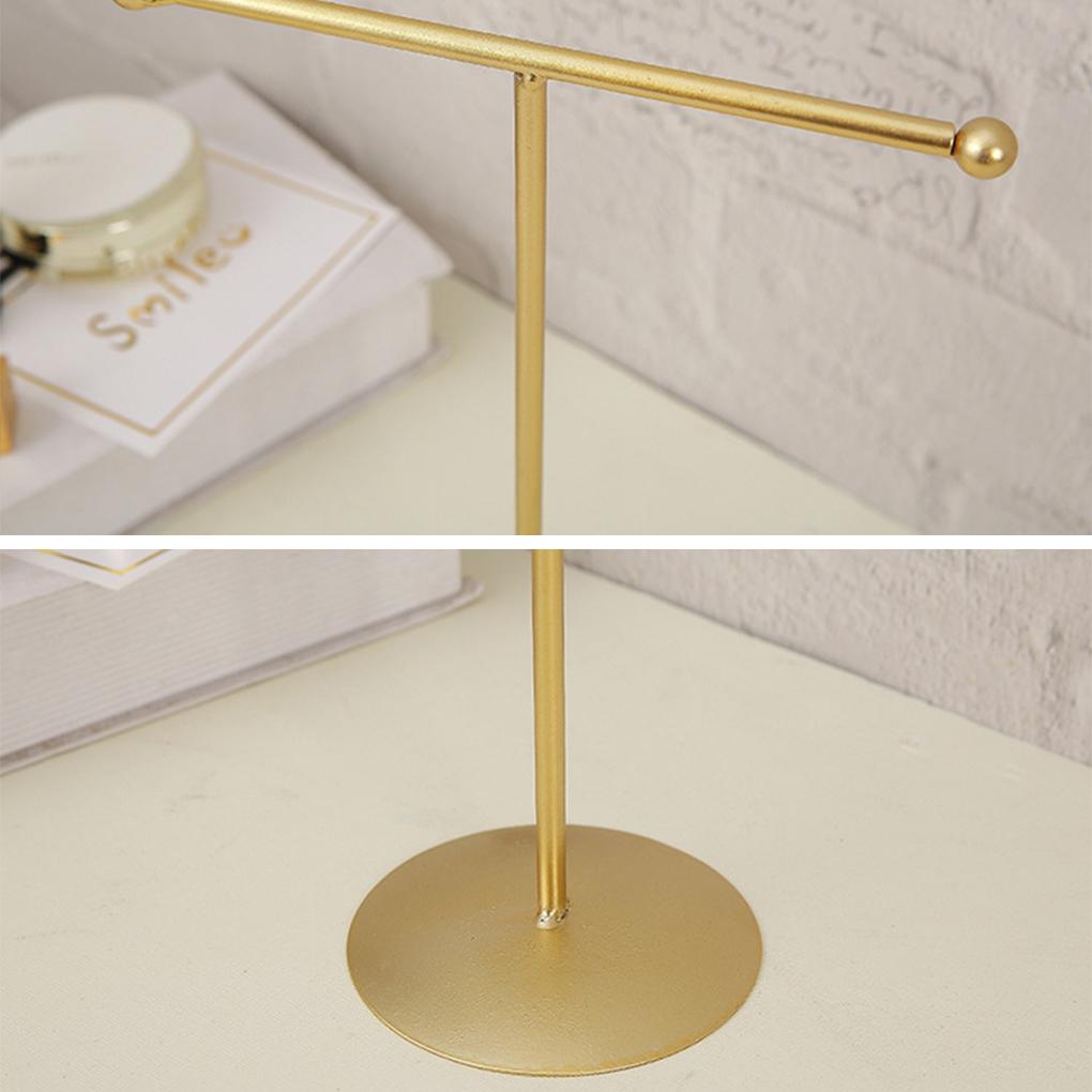 Браслет Т-образная стойка Ювелирные изделия Железная подставка для дисплея Головные уборы Наручный браслет Подставка для часов Многофункциональный органайзер для комода Реквизит