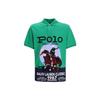Polo SS23 Поло с принтом Повседневное с коротким рукавом Мужские топы Зеленый 710880819-001