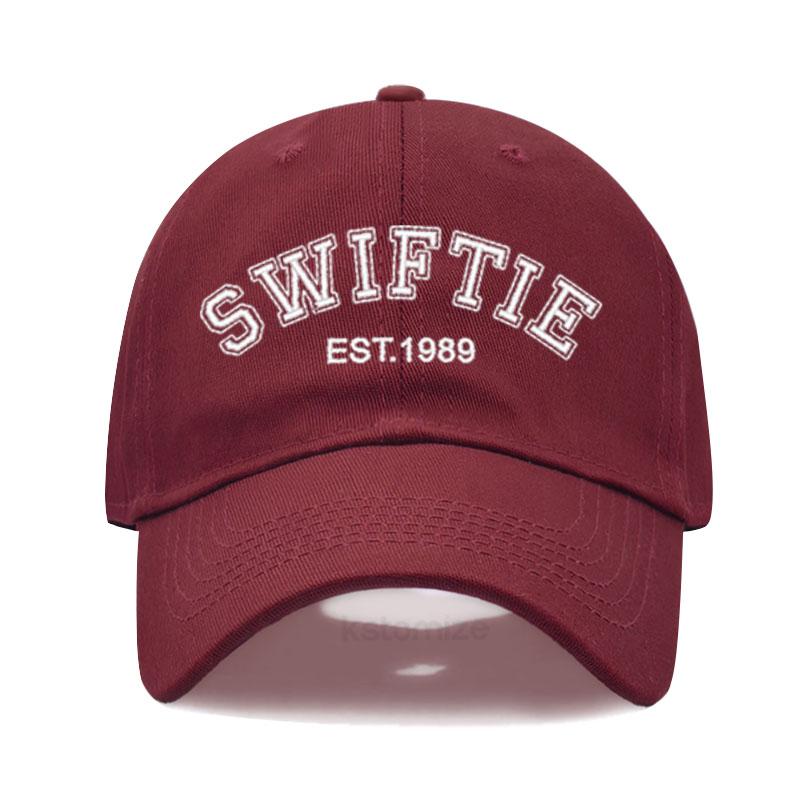Бейсболка с вышивкой Swiftie 1989 для мужчин и женщин, унисекс, из стираного хлопка, панамка, кепка от солнца, подарок фанатам, для активного отдыха, дропшиппинг