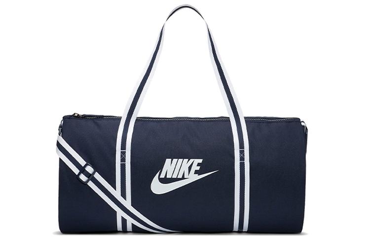 Nike Heritage Polyester Travel Bag Unisex Obsidian Color BA6147-451