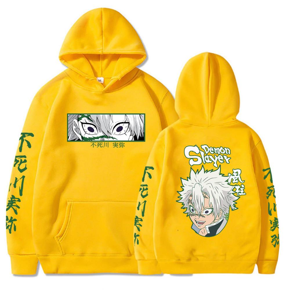 Женский пуловер в стиле аниме «Demon Killer Shinazugawa Sanemi», модная уличная толстовка в стиле Харадзюку