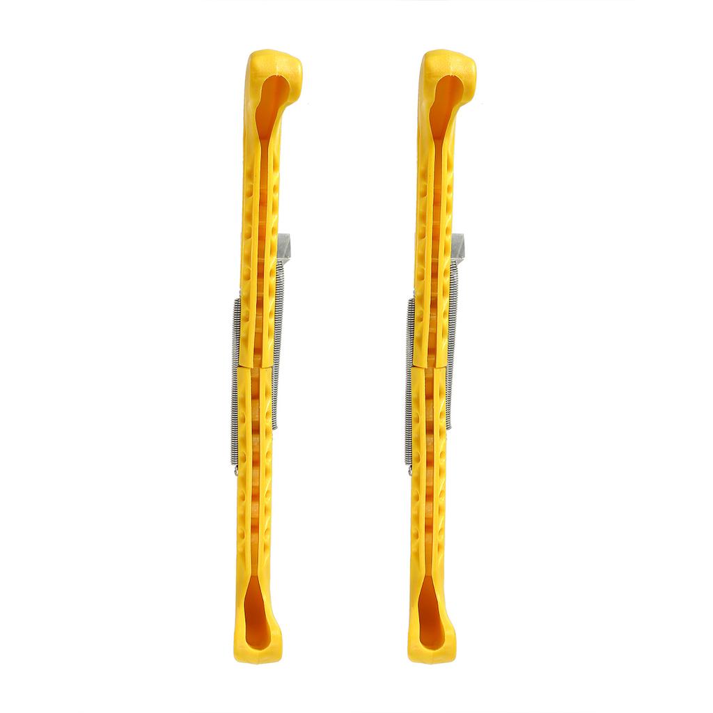 1 пара пластиковых протекторов для лезвий коньков с регулируемой пружиной (синий)